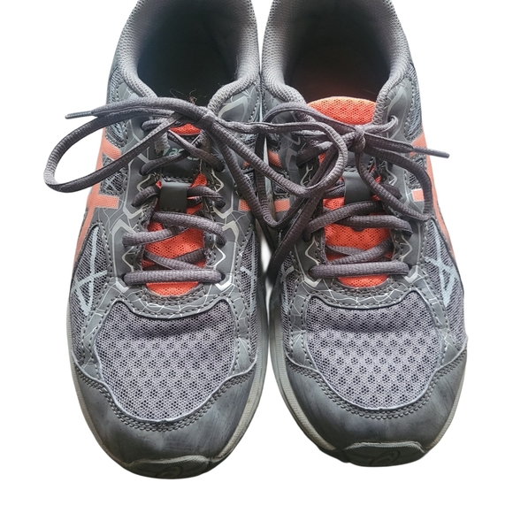 Asics Grey And Orange Sneakers 8 - Picture 5 of 7